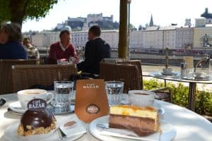 www.experience salzburg.at cafe bazar the cafe of artists poets and tradition cakes and view